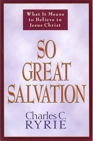 Cover of So Great Salvation