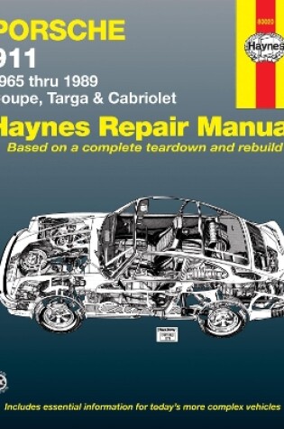 Cover of Porsche 911 (1965-1989) for Coupe, Targa & Cabriolet Haynes Repair Manual (USA)