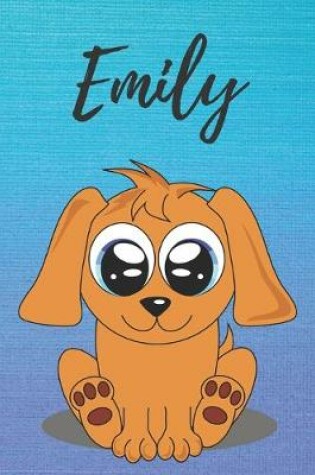 Cover of Emily dog coloring book / notebook / journal / diary