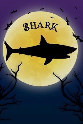 Book cover for Shark Notebook Halloween Journal