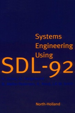 Cover of Systems Engineering Using SDL-92