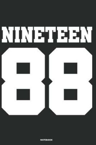 Cover of Nineteen 88 Notebook