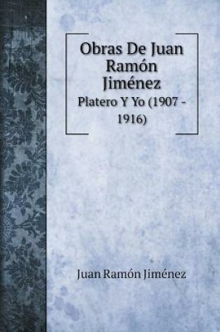 Cover of Obras De Juan Ramón Jiménez