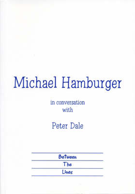 Cover of Michael Hamburger in Conversation with Peter Dale