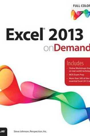 Cover of Excel 2013 on Demand