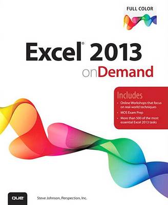 Book cover for Excel 2013 on Demand