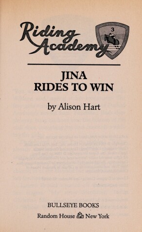 Book cover for Riding Academy Jina Rides to Win