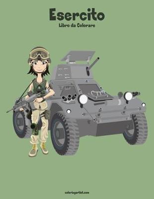 Cover of Esercito Libro da Colorare 1