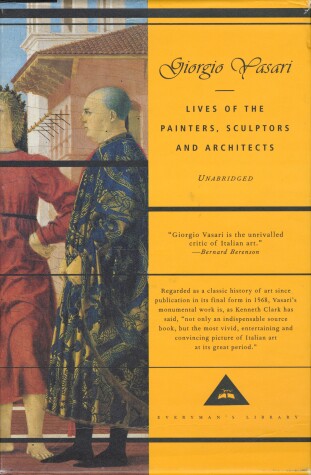 Book cover for Lives of the Painters, Sculptors and Architects