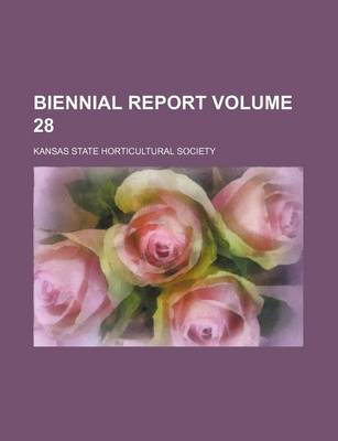 Book cover for Biennial Report Volume 28