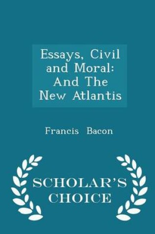 Cover of Essays, Civil and Moral