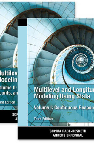 Cover of Multilevel and Longitudinal Modeling Using Stata, Volumes I and II, Third Edition