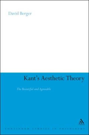 Cover of Kant's Aesthetic Theory