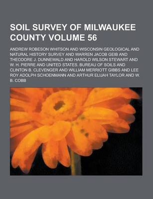 Book cover for Soil Survey of Milwaukee County Volume 56