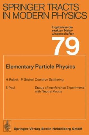 Cover of Elementary Particle Physics