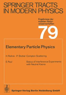 Book cover for Elementary Particle Physics