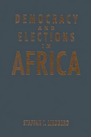 Cover of Democracy and Elections in Africa