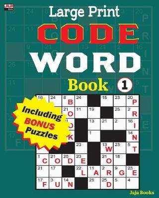 Book cover for Large Print CODE WORD Book 1