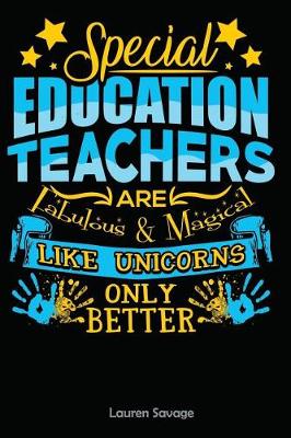 Book cover for Special Education Teachers Are Fabulous & Magical