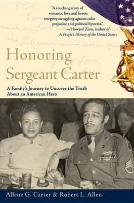 Book cover for Honoring Sergeant Carter