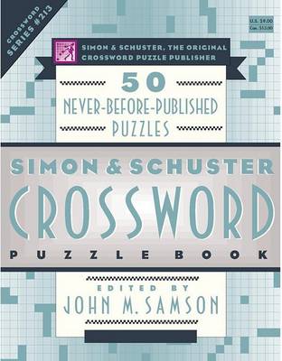 Book cover for S&S Crossword Puzzle Book 213