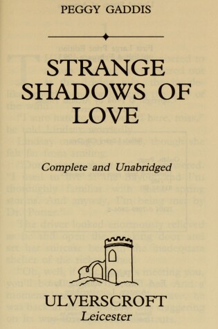 Cover of Strange Shadows of Love