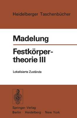 Cover of Festkörpertheorie III