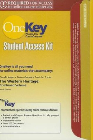 Cover of OneKey CourseCompass, Student Access Kit, Heritiage of Western Civilization, Combined
