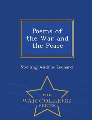 Book cover for Poems of the War and the Peace - War College Series