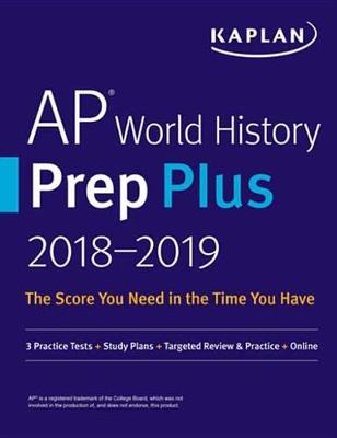 Book cover for AP World History Prep Plus 2018-2019