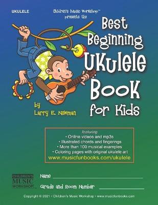 Book cover for Best Beginning Ukulele Book for Kids