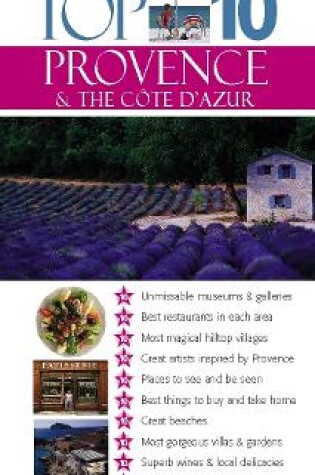 Cover of DK Eyewitness Top 10 Travel Guide: Provence & the Cote d'Azur