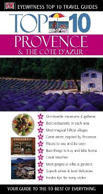 Book cover for DK Eyewitness Top 10 Travel Guide: Provence & the Cote d'Azur