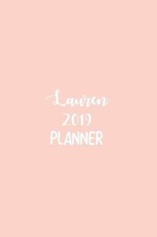 Cover of Lauren 2019 Planner