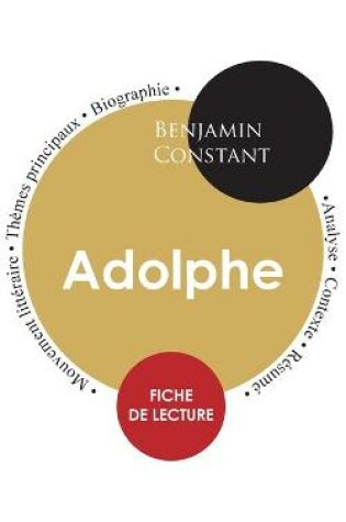 Cover of Fiche de lecture Adolphe (Etude integrale)