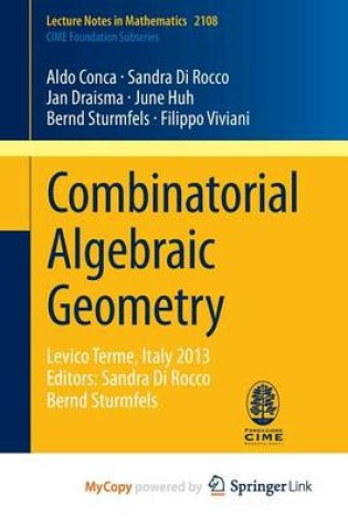 Cover of Combinatorial Algebraic Geometry