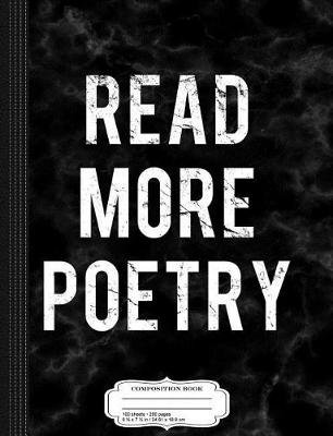 Book cover for Read More Poetry Composition Notebook