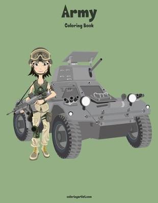 Cover of Army Coloring Book 1