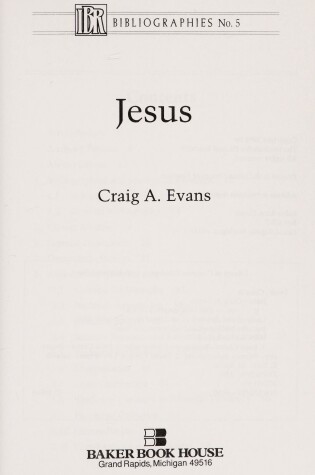 Cover of Jesus