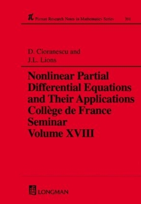 Cover of Nonlinear Partial Differential Equations and Their Applications