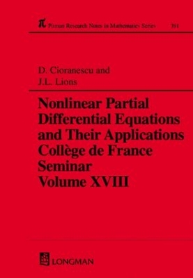 Book cover for Nonlinear Partial Differential Equations and Their Applications