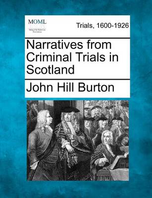 Book cover for Narratives from Criminal Trials in Scotland