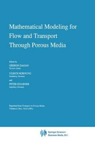 Cover of Mathematical Modeling for Flow and Transport Through Porous Media