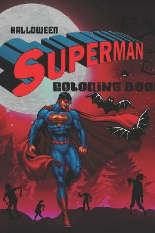 Cover of Superman Halloween Coloring Book