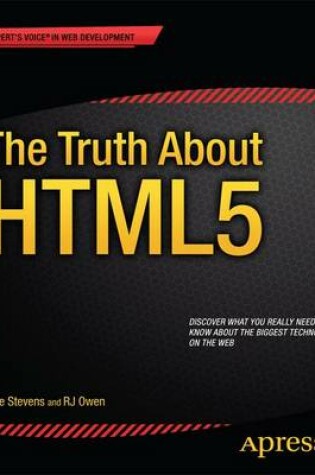 Cover of The Truth About HTML5