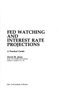 Book cover for Fed Watching and Interest Rate Projections
