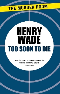 Book cover for Too Soon to Die