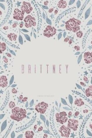Cover of Composition Notebook. Brittney