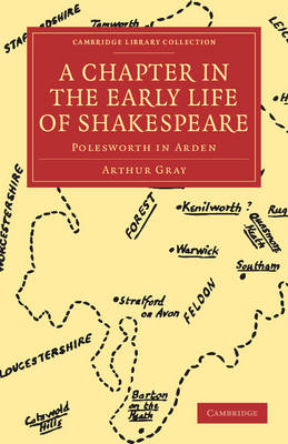 Book cover for A Chapter in the Early Life of Shakespeare