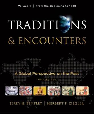 Book cover for Traditions & Encounters, Volume 1 with Connect Plus 1-Term Access Card